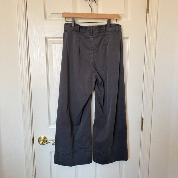 Everlane The Lightweight Wide-Leg Crop Chino Black (Size 2) - Picture 5 of 9